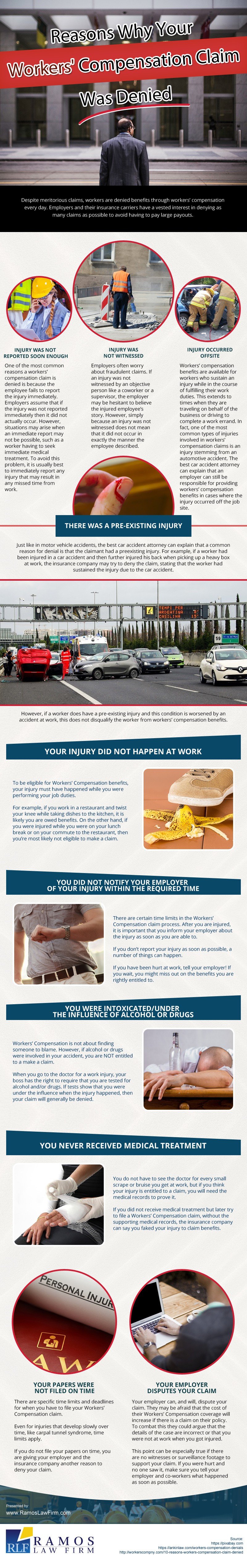 Reasons Why Your Workers' Compensation Claim Was Denied